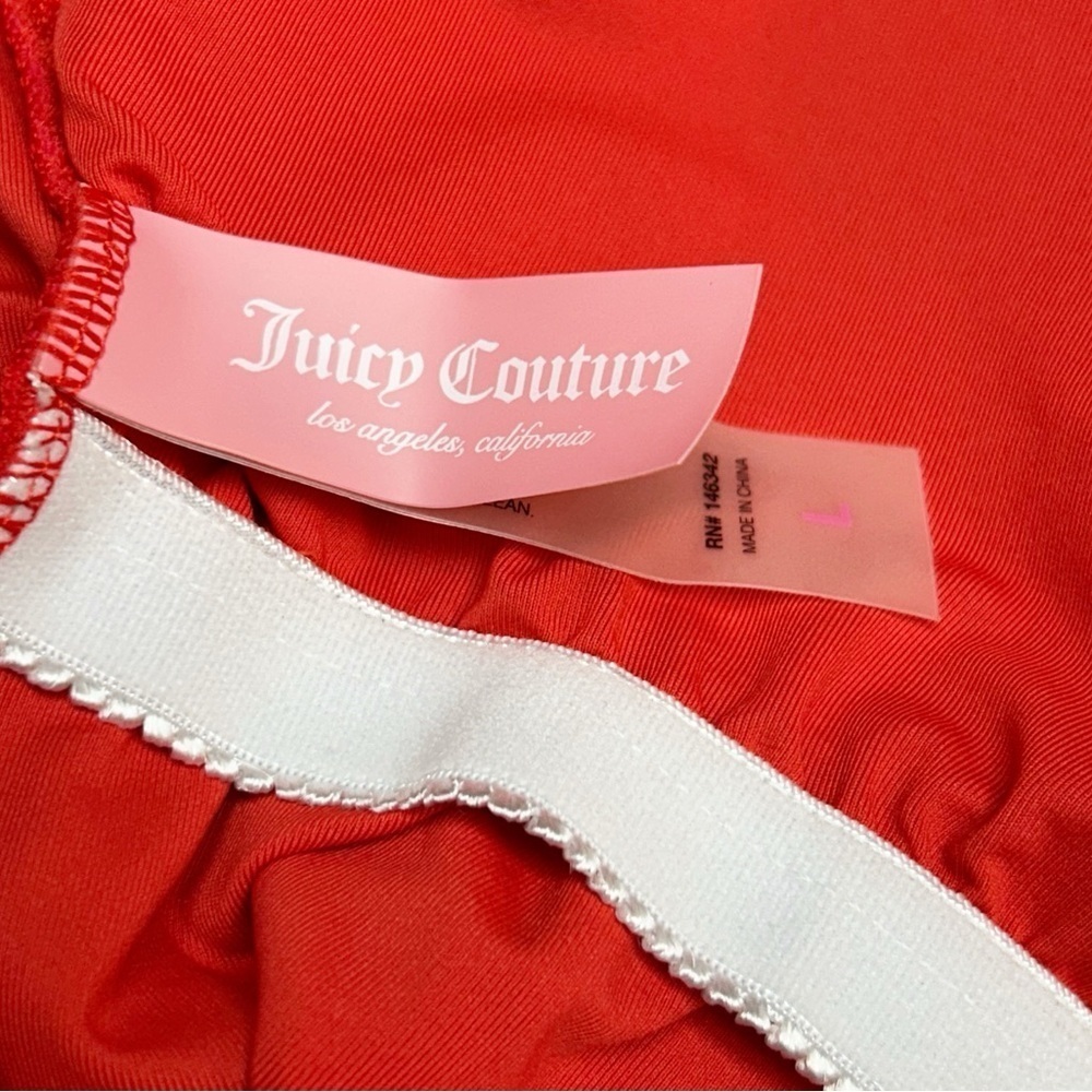 Juicy Couture Crush On You Swimsuit with Eyelet Waist in Lollipop Size Large NWT - Picture 8 of 11